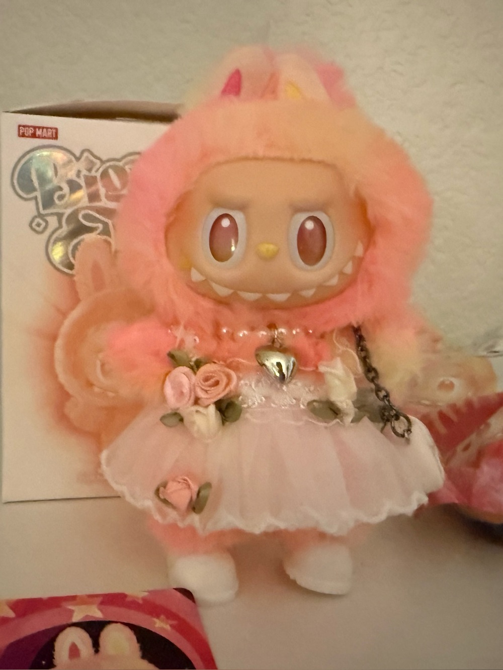 Pop Mart Big Into Energy Labubu + Custom Pink Princess Tutu Outfit